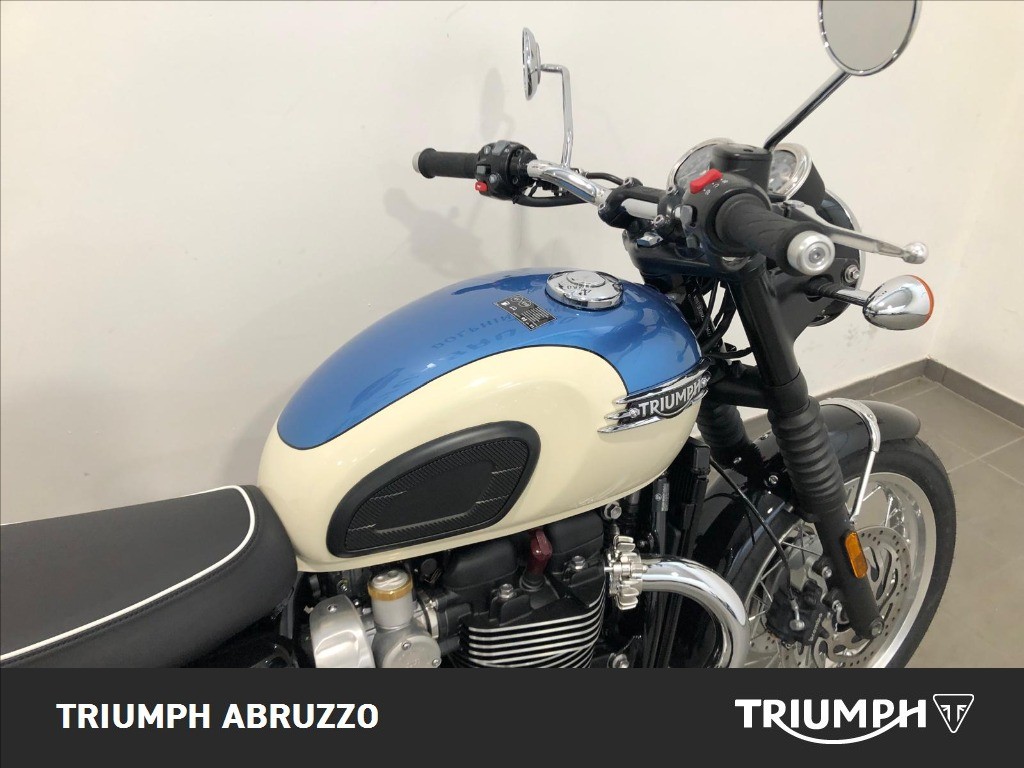 TRIUMPH Bonneville 1200 T120 Aegean Blue / New England White Abs my2