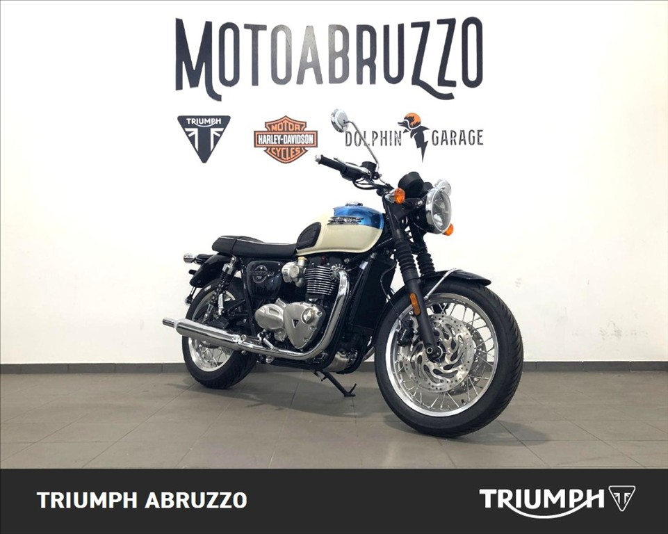TRIUMPH Bonneville 1200 T120 Aegean Blue / New England White Abs my2