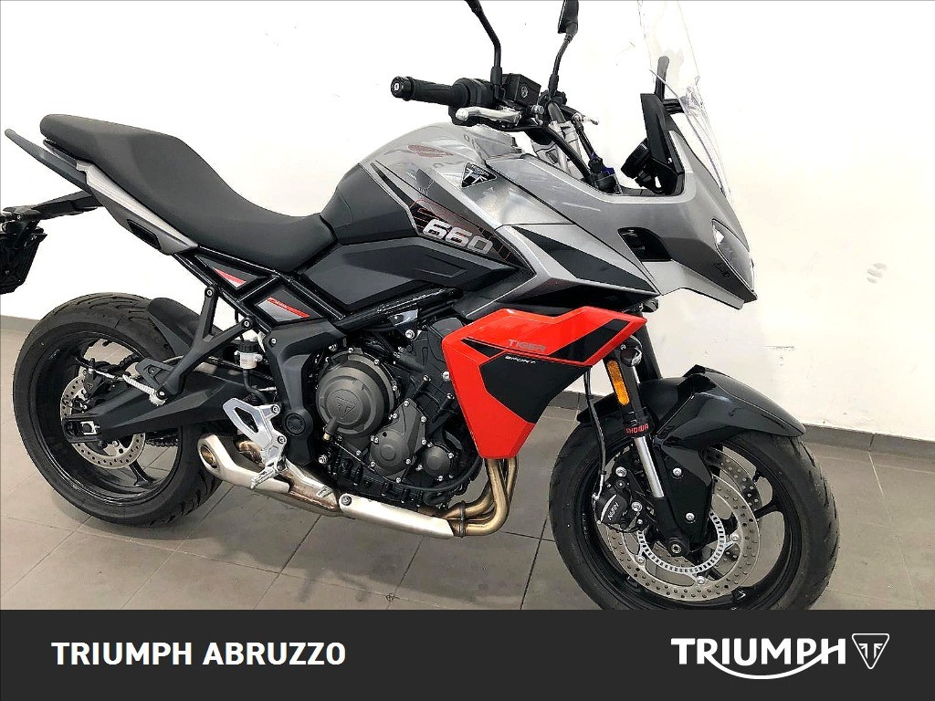 TRIUMPH Tiger Sport 660 Silver Ice / Intense Orange Abs