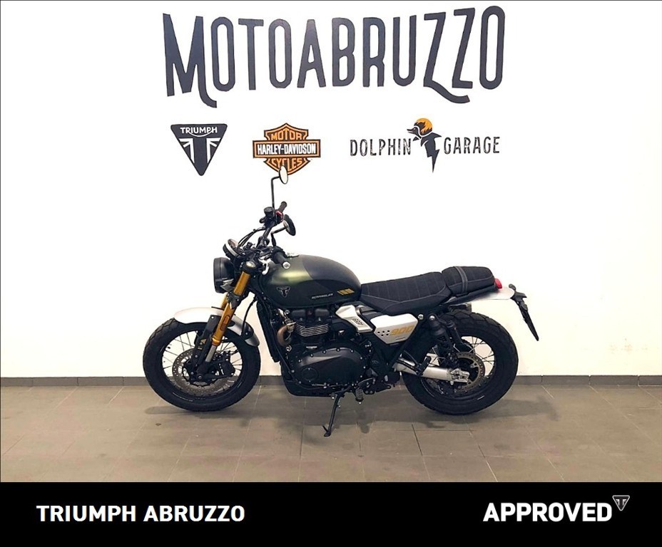 TRIUMPH Scrambler 900 Matt Khaki Green / Matt Phantom Black Abs