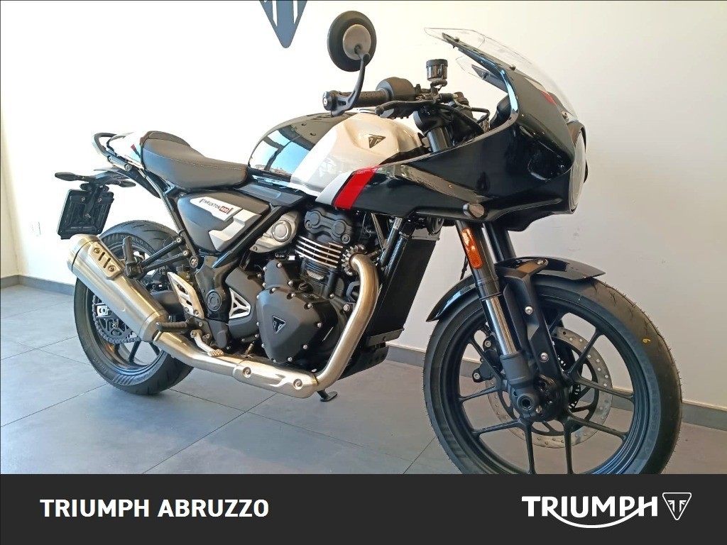TRIUMPH Thruxton 400 Phantom Black / Aluminium Silver Abs